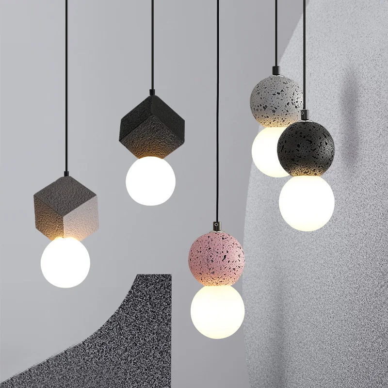 Modern LED Pendant Lights Glass Living Bedroom Restaurant Kitchen Nordic Decor Hanging Lighting Fixtures Indoor Suspension Lamps