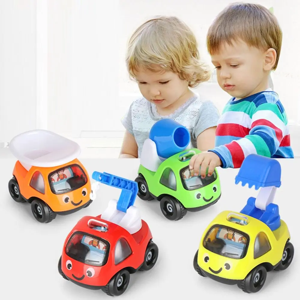 

Flexible Coasting Engineering Vehicle Tank Truck Crane Excavator Children Boy Gift Car Model Mini Inertial Car Toy