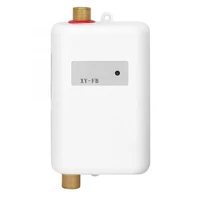 electric water heater white mini tankless instant hot water heater bathroom kitchen washing for hot and cold dual use chauffe