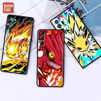 anime cool pokemon case for samsung galaxy s22 plus s20 fe s21 ultra s10 lite s10e s9 s8 s7 edge shockproof soft phone cover sac