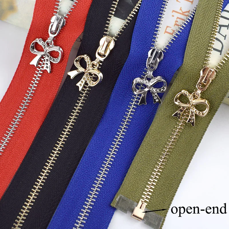 2 шт. Meetee 3 # Металлические молнии 15-70 см закрытые и открытые торцевые для шитья