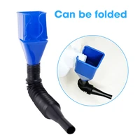 foldable telescopic refueling funnel for car truck motorcycle engine oil gasoline filling strainer transfer catheter funnel tool