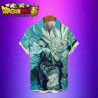 party mens shirts hot sale anime shirt quick dry 3d print high quality clothing vegeta super saiya fashion oversized 5xl shirt