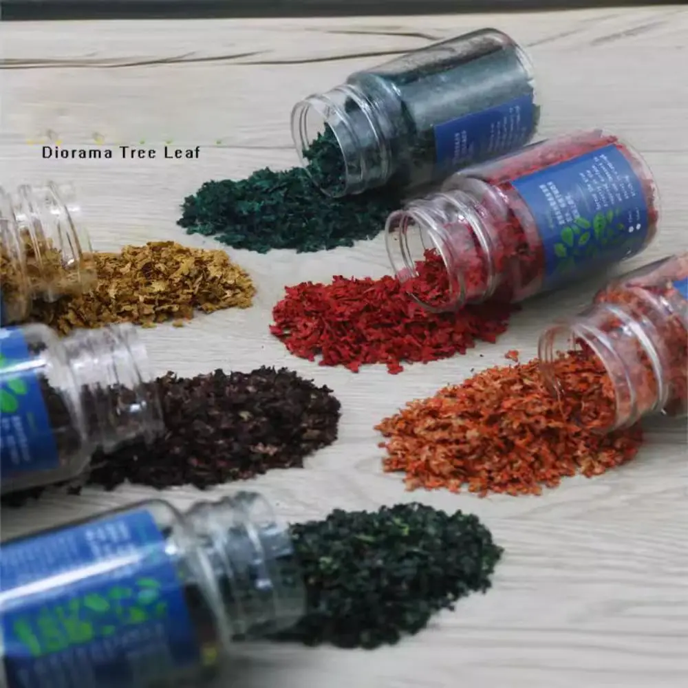 DIY миниатюрный лист 33/56 мл микро пейзаж листья статическая модель пейзажная для