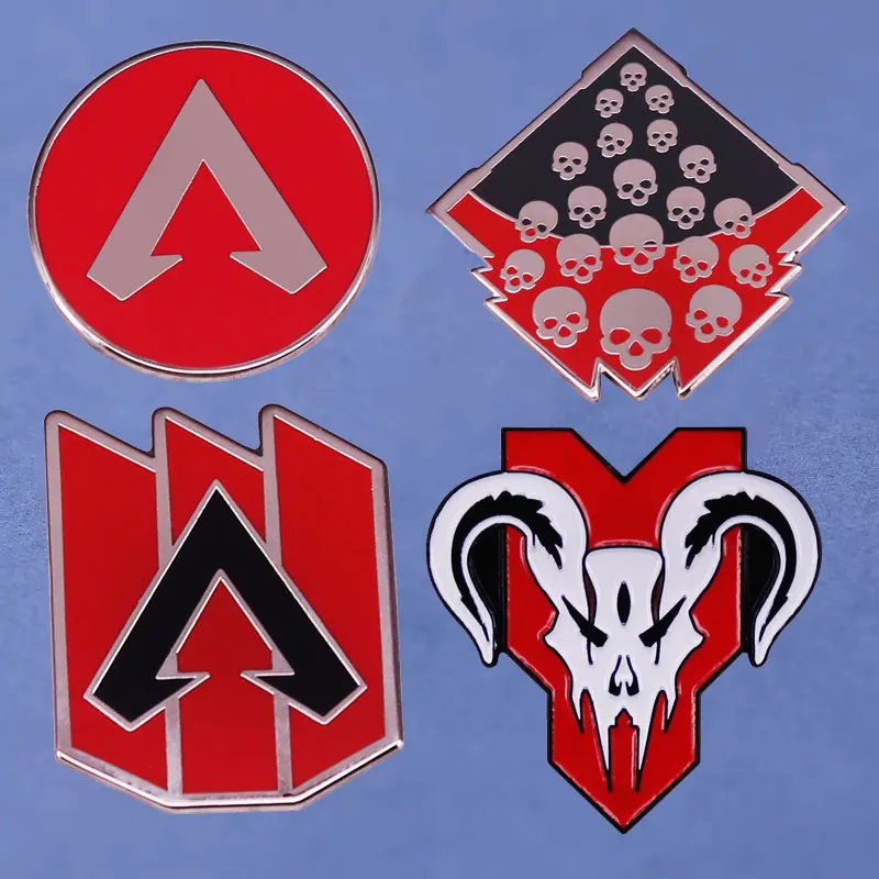 

Anime Games Apex Legends Logo Lapel Pins Backpack Jeans Enamel Brooch Pin Women Fashion Jewelry Gifts Cartoon Badges