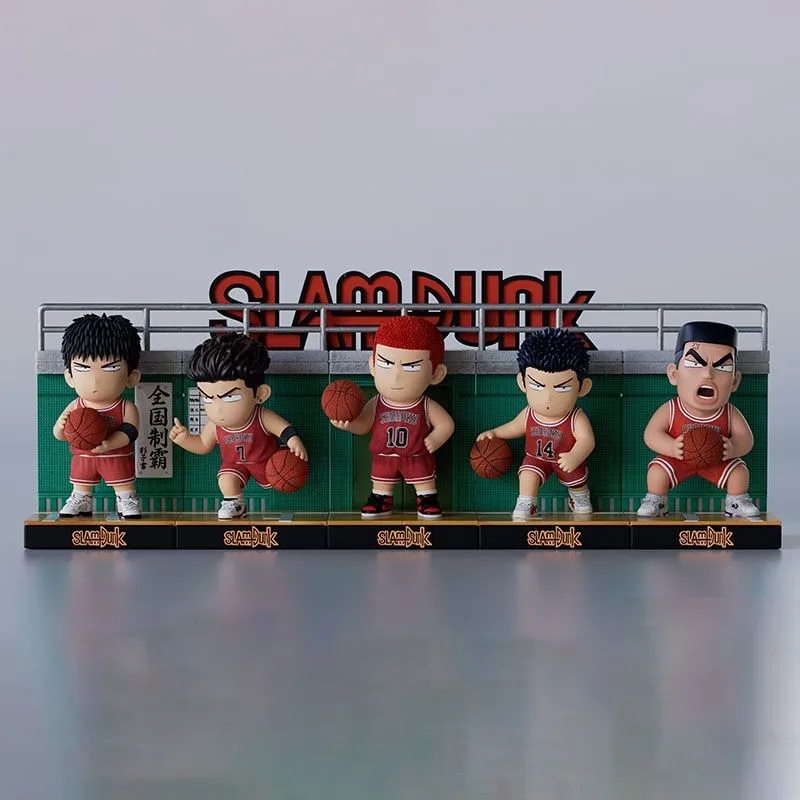 5 шт. набор Slam Dunk аниме фигуркиSakuragi Hanamichi Rukawa Kaede Akagi Takenori фигурка ПВХ статуя куклы