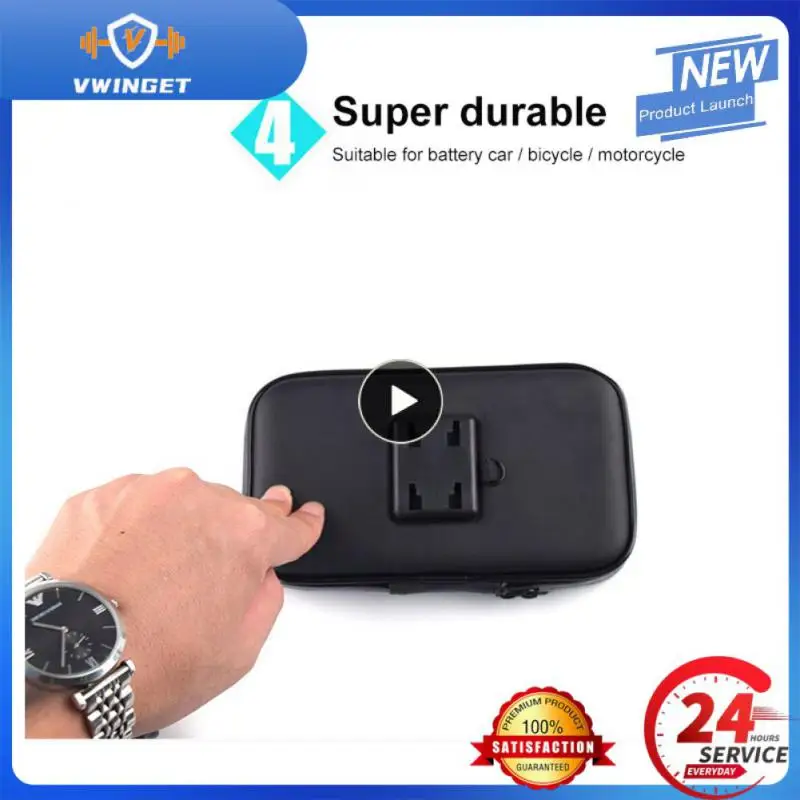 

Navigation Handlebar Bag Practical Touch Screen Mobile Phone Bracket Bag Durable 360°rotatable Bike Bag Cycling Bag High-quality