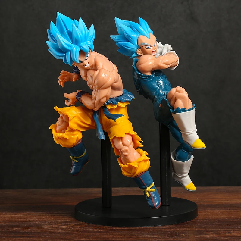 

Dragon Ball Super Saiyan Blue Son Goku Vegeta Decoration Collection Figure Toy Model Figurine