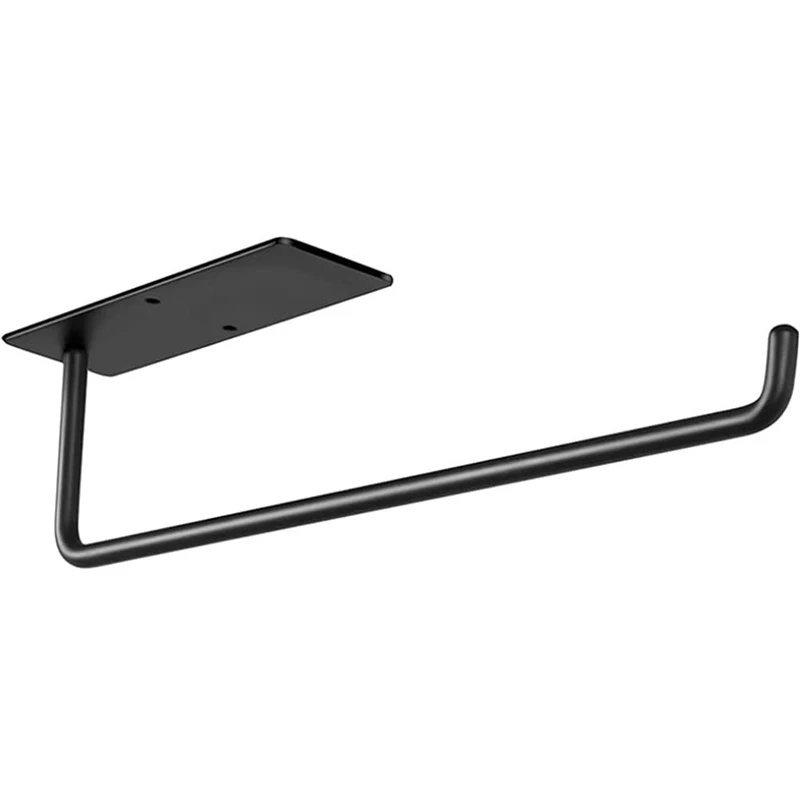 

Black Kitchen Tissue Holder Under Cabinet,Self Adhesive Tissue Holder Wall Mounted Stainless Steel Kitchen Tissue Holder