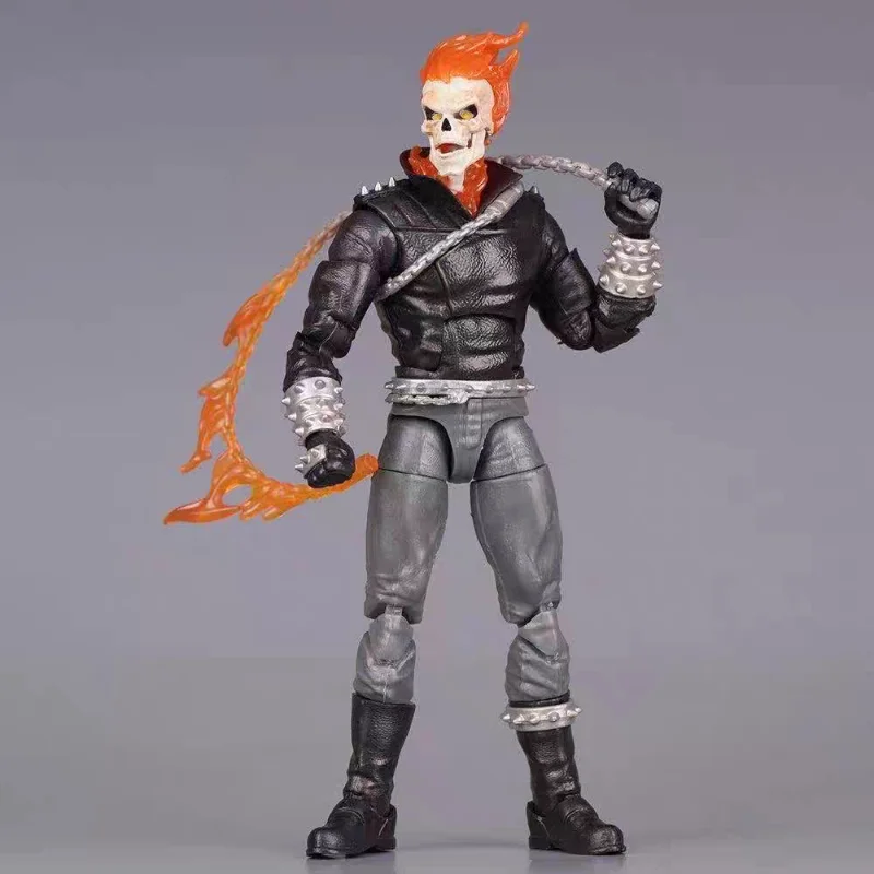 В наличии: Коллекционная фигурка Ghost Rider и мотоцикл из серии Marvel к 85-летию компании, 6-дюймовая анимационная модель, игрушка, подарок. (art.: 3920d8ee71848) - 3920d8ee71848