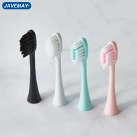 4pcs electric toothbrushes head sonic tooth brush head washable whitening toothbrush heads for javemay j210