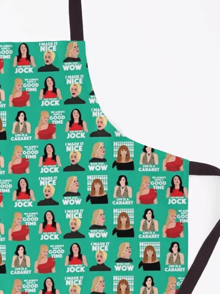 Фартук Real Housewives of New York All Stars (RHONY) Водонепроницаемый кухонный женский рабочий