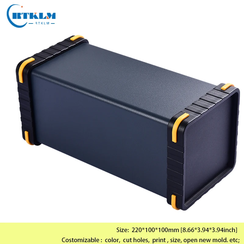 

DIY Instrument Case Aluminum Project Enclosure Aluminium Control Box Housing For Electronic DIY Junction Box 220*100*100mm