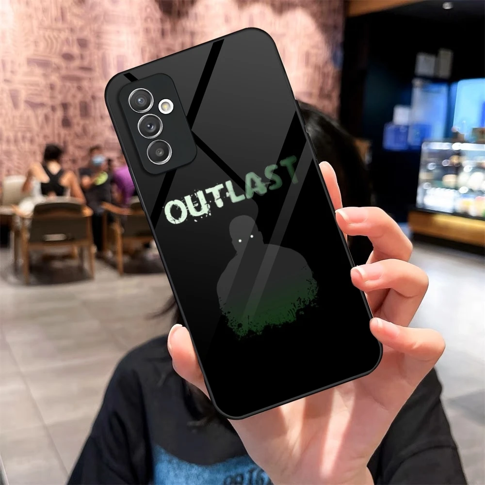 Чехол для телефона Horror Outlast Game Glass Samsung Galaxy S24 S25 S20 S21 S22 S23 Ultra Fe Plus A34 A54 A16 A24 A53 M54 Cover
