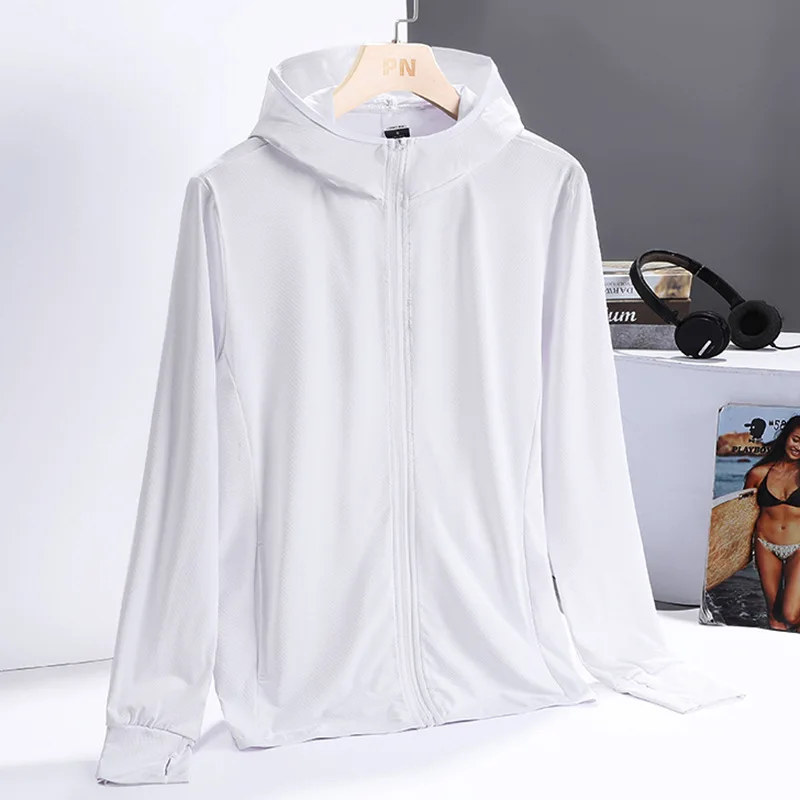 FOJAGANTO мужская летняя тонкая куртка модная однотонная дышащая Солнцезащитная