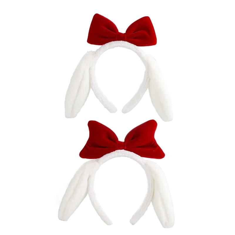 

Cartoon Rabbit Ear Hair Hoop Cute Wash Face Hair Holder Festival Party Headwear Y1QD