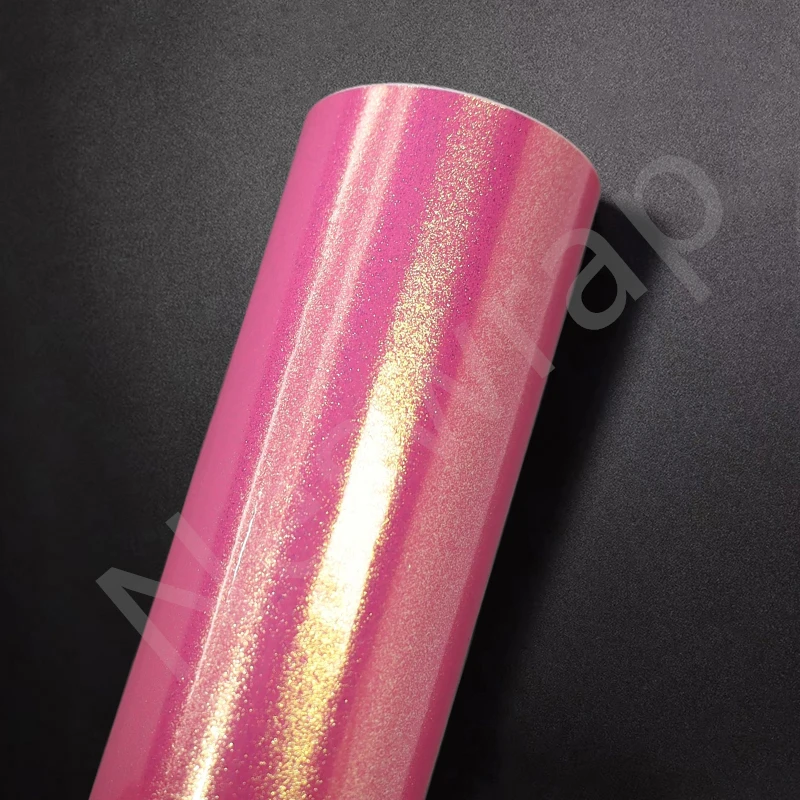 

Premium gloss Diamond pink gold vinyl wrap gloss Diamond gold pink wrap vinyl film for car wrap quality Warranty easy install