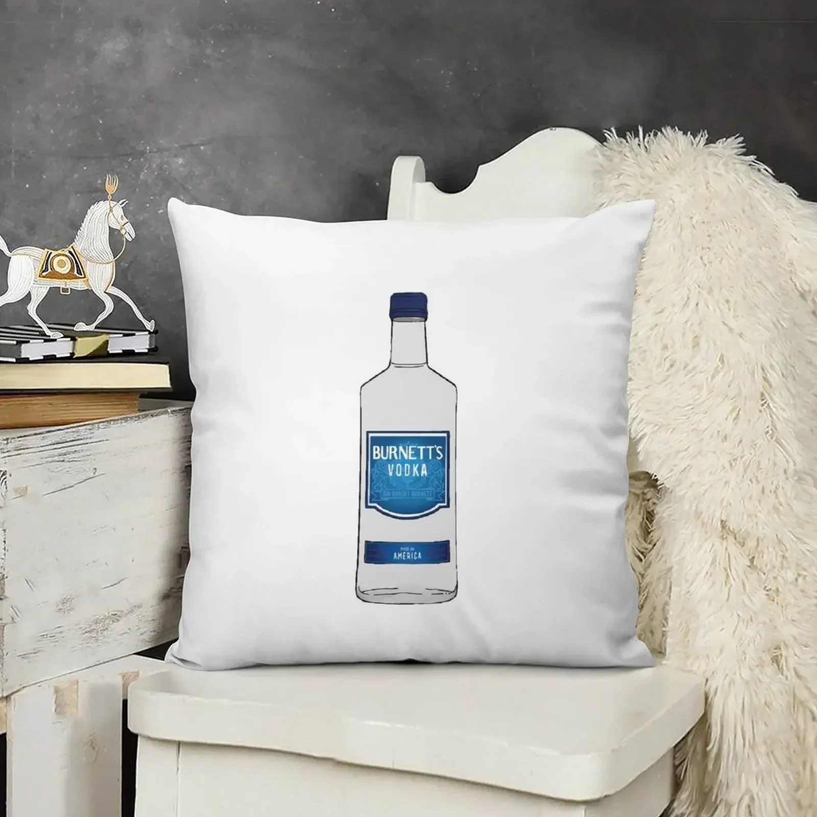 Подушка Burnett's Vodka рождественская наволочка