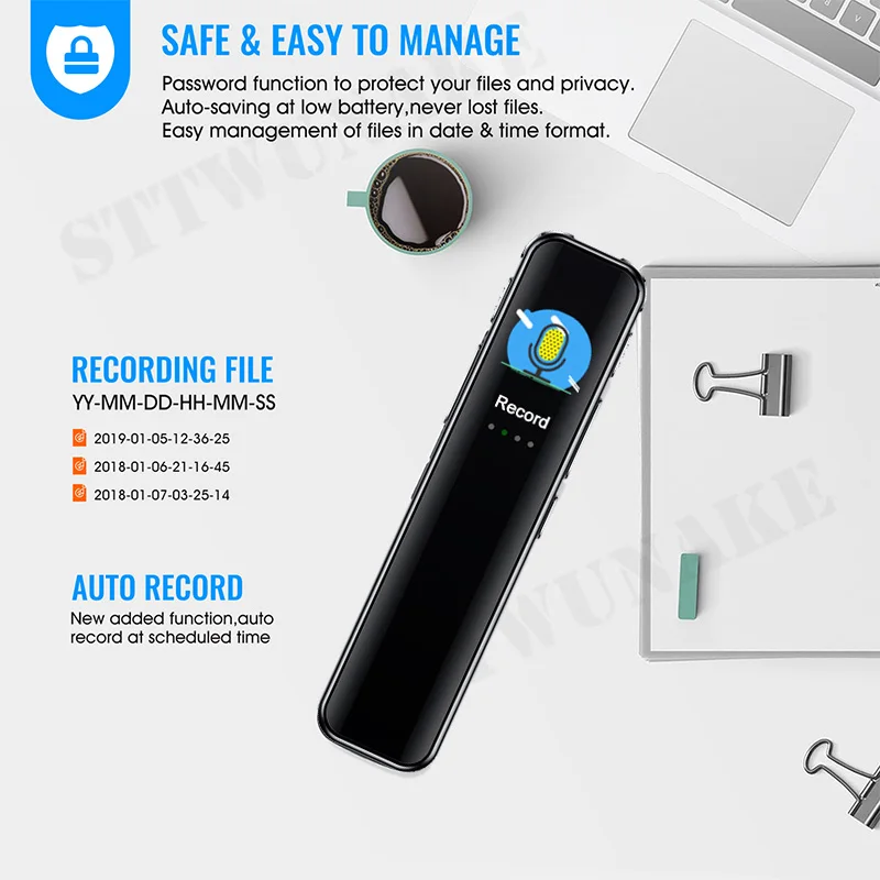 Профессиональный диктофон USB PCM 3072Kbps