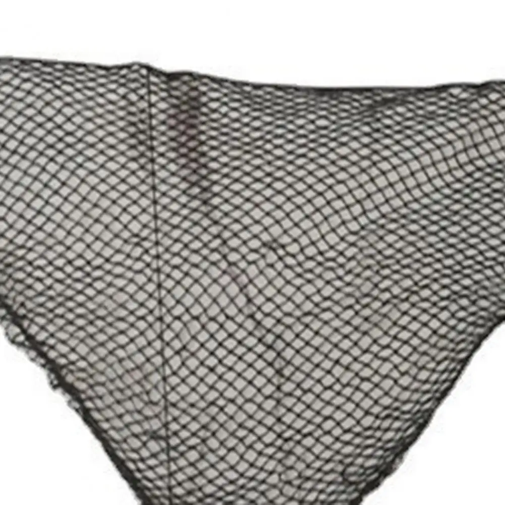 

Прочная хлопковая сетка для волос, эффективная воздухопроницаемая Женская треугольная сетка для волос, универсальная сетка для сна для женщин