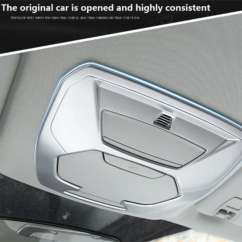 Для Ford Escape Kuga 2017-2019 автомобильная Серебристая передняя лампа для чтения панель