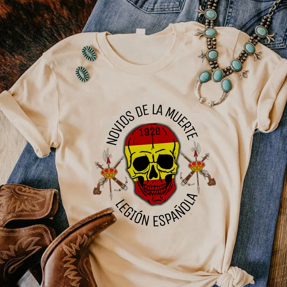 

Spanish Legion tshirt women Japanese comic funny Tee female streetwear harajuku y2k clothes