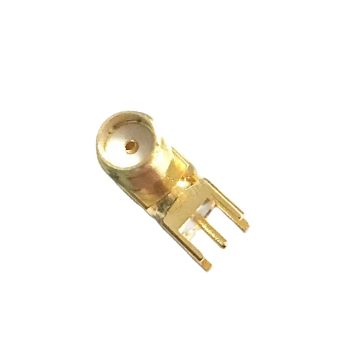 

1pc RF Coaxial Connector SMA Female Right Angle External Screw Inner Hole Antenna High Frequency Connector Connector