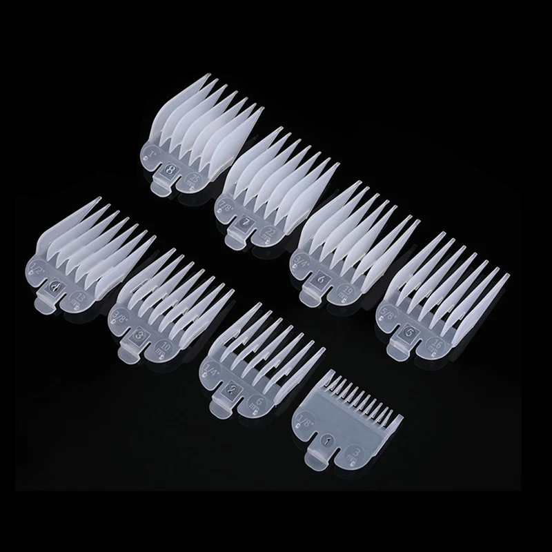8 Pcs Hair Clipper Guide Limit Comb Trimmer Guards Attachment 3mm-25mm