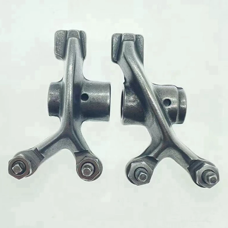2 PCS Motorcycle Rocker Arm Assembly Assy Silver Iron Engine Parts For DAELIM VF125 VF 125 125Cc