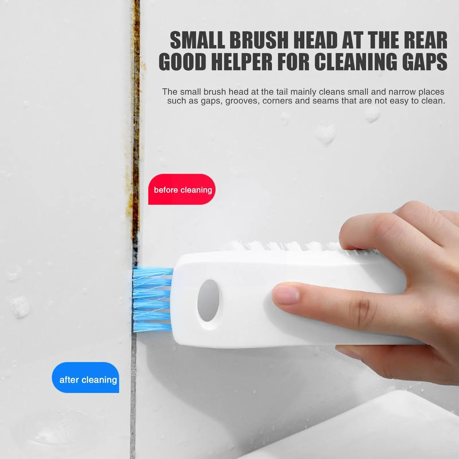 

Bathroom Tile Floor Gap Cleaning Brush Window Groove Household Brush Cleaning Cleaning Scrub Corner Convenient Floor Tool B V2Z0