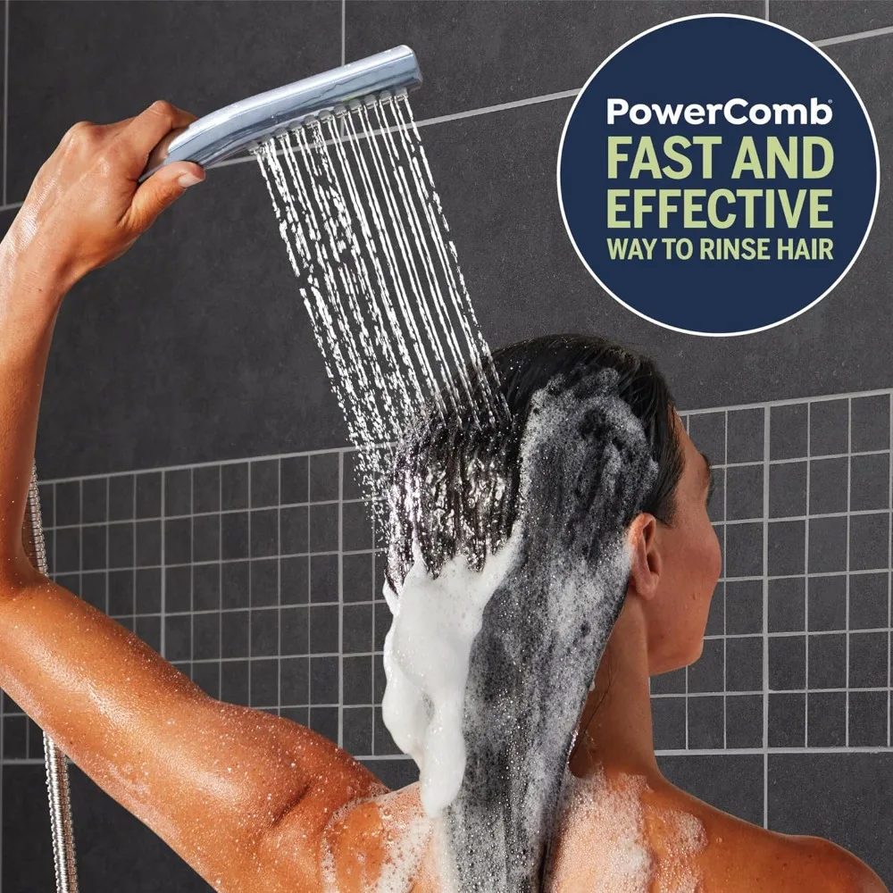 Ручная душевая лейка высокого давления с насадкой для душа металлическим