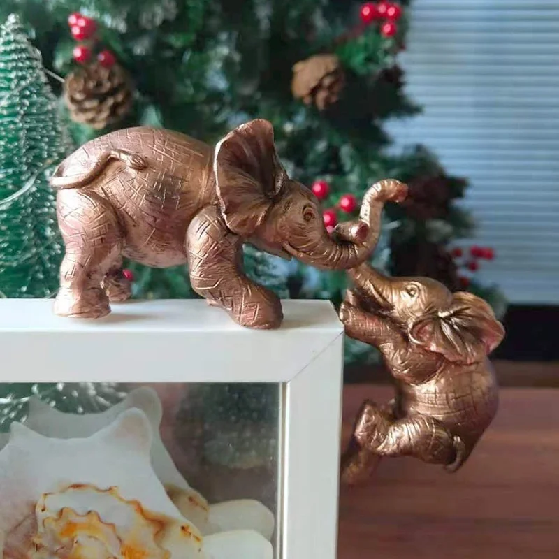 

1Pcs Creative Resin Elephant Octopus Ornaments New Simple Trend Home Decoration Resin Animal Figurines Crafts Embellishments Art