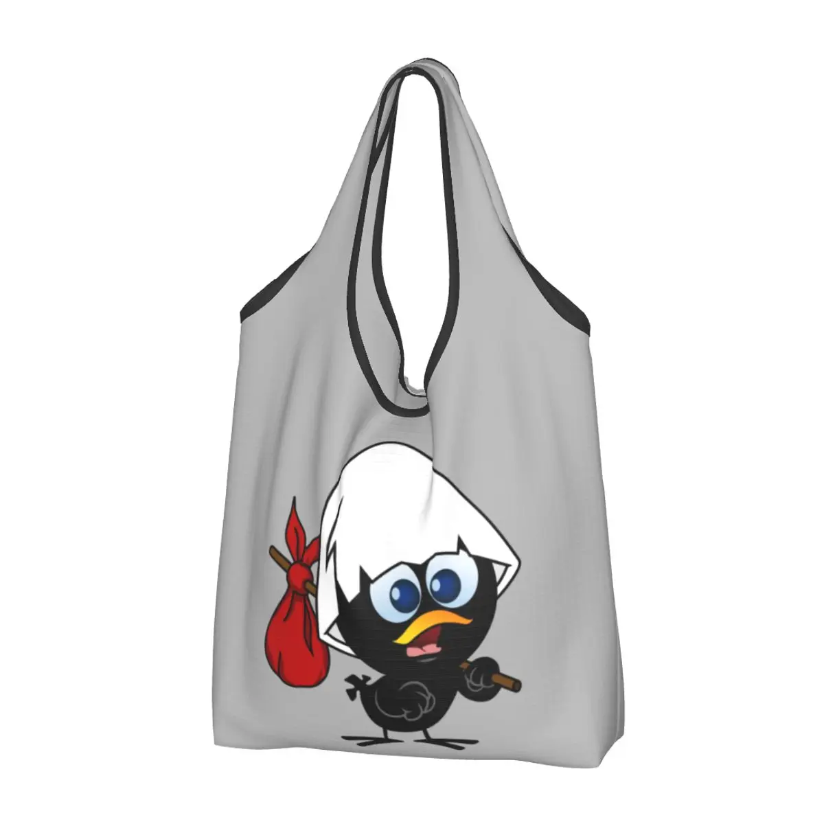 

Сумка-тоут с милым рисунком курицы, портативная Сумочка на плечо для покупок, комикс, мультяшный рисунок