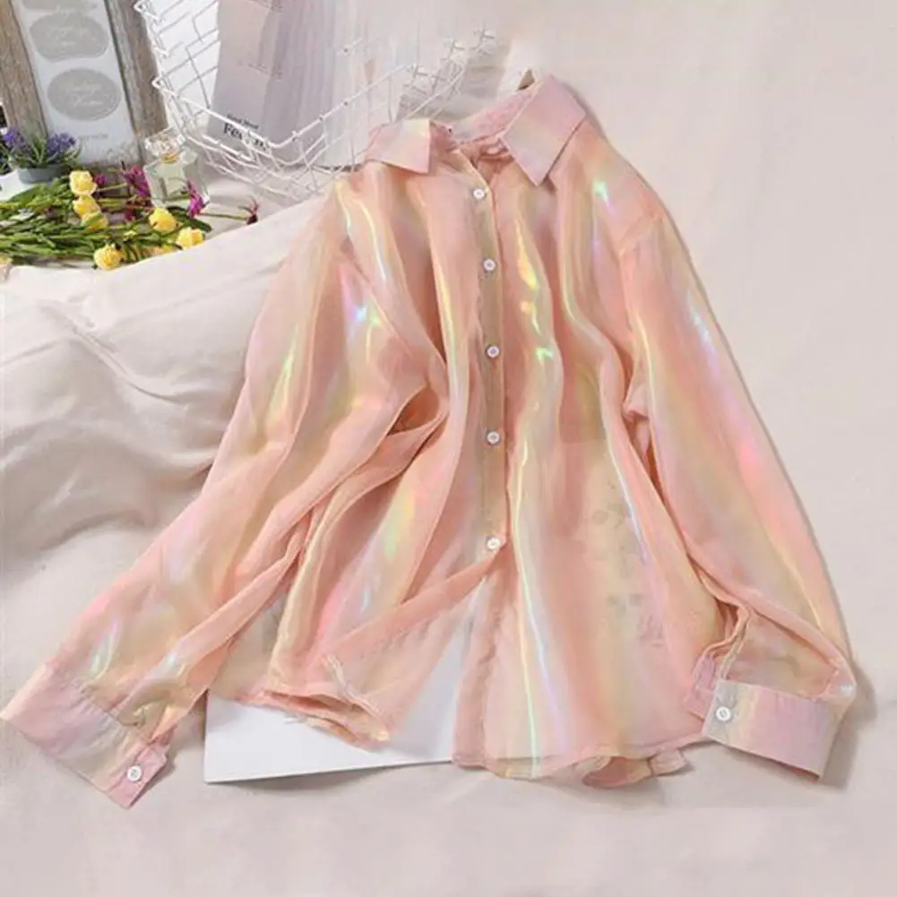 Женская шифоновая рубашка с рукавами 3/4 и галстуком-бабочкой легкий дышащий