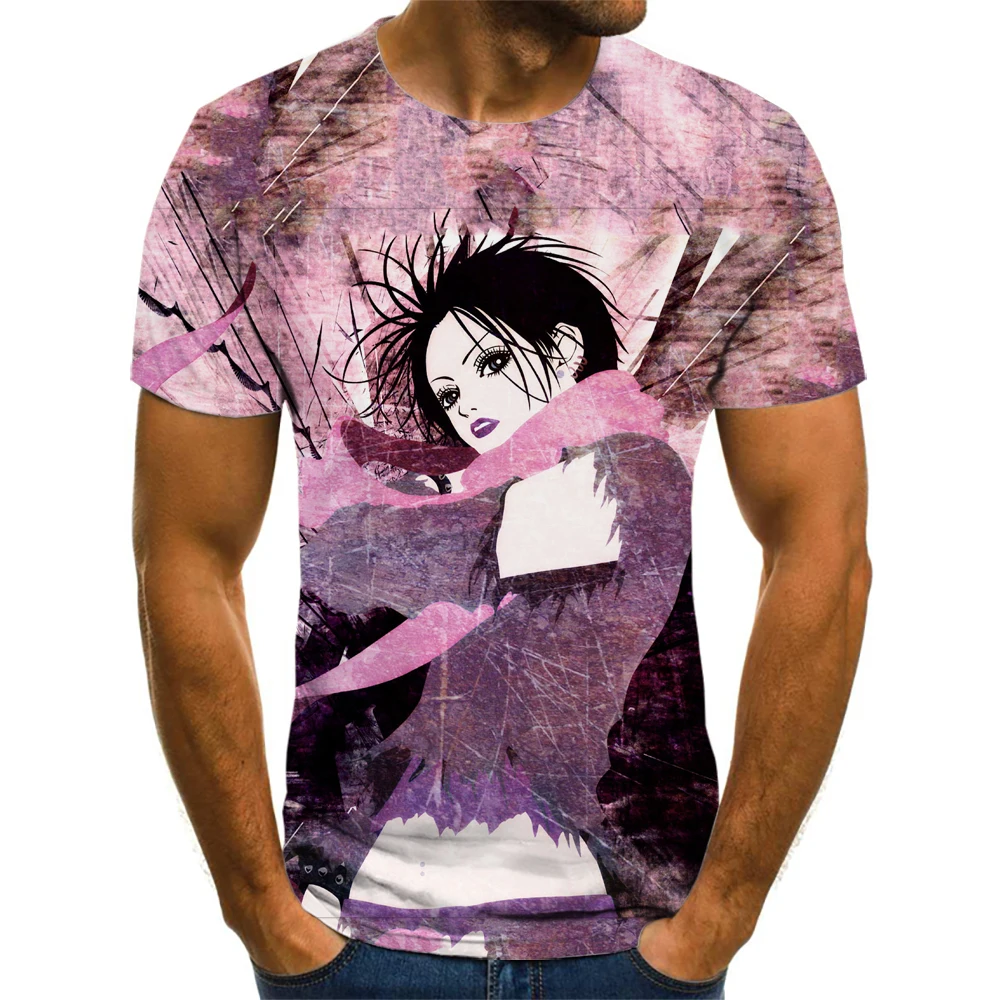 

Nana Anime T-Shirts Camisetas Manga Tops Men Clothing Summer Streetwear Tee Hombre Camisa Masculina Verano Koszulki