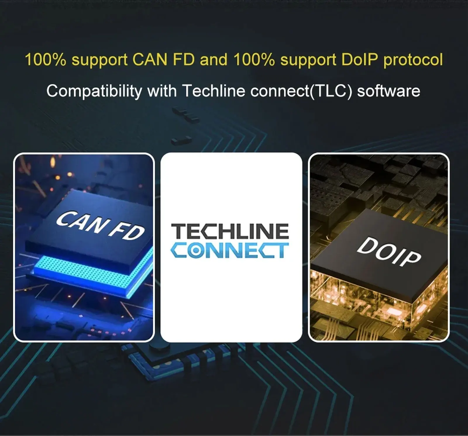 Фото Сканер VNCI MDI2 для GM с поддержкой модуля CAN FD/DoIP, совместимый с автоматическим сканером TLC, GDS2, DPS, Tech2win №3