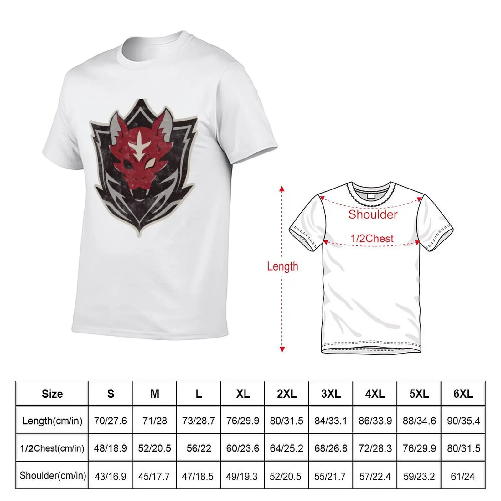 Gundam: Requiem for Vengeance Red Wolf Squadron Insignia (Distressed) Футболка с графикой простые черные
