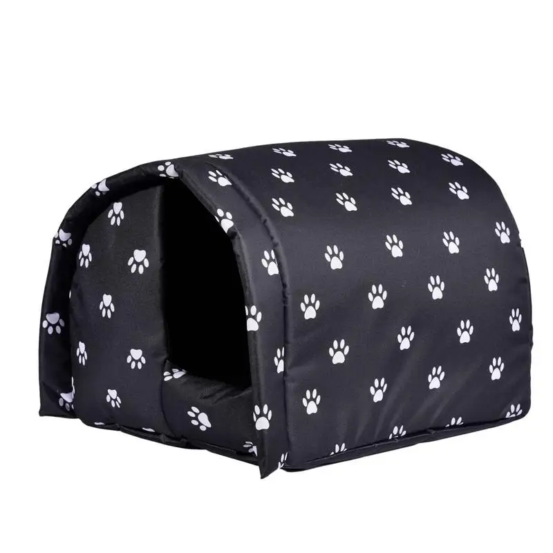 

Feral Cat Shelters Cat Beds For Outdoor Cats Waterproof Outside Cat Bed Kitten Cave Pet House FOR Feral Cat Dog Puppy Cold