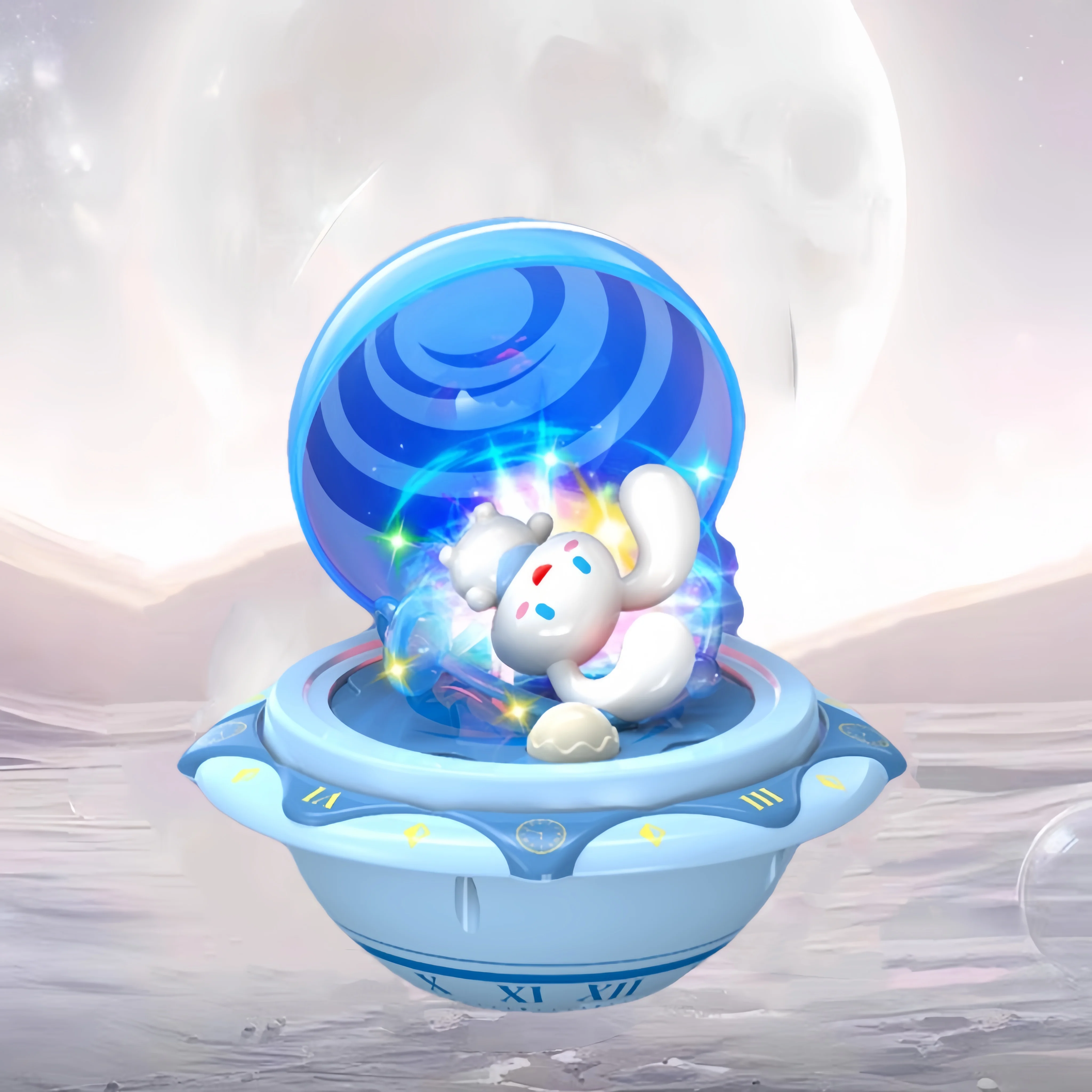 Новая романтическая коробка для колец Sanrio слепая с легкой загадочной коробкой