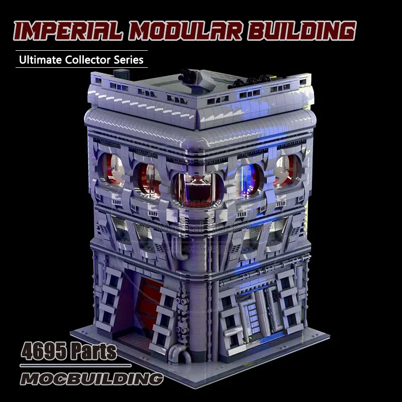 

Movie Scene Imperial Modular MOC Building Blocks Models Diorama Architecture Technology Bricks UCS CollectionToys Xmas Gifts