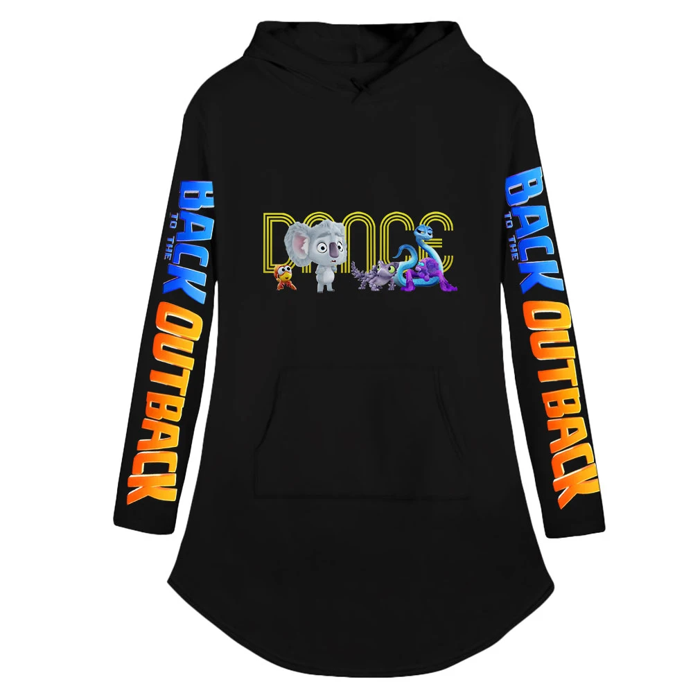 

Back To The Outback Sweatshirt Women's 2021 Autumn and Winter New Printed Warmth Hooded Long-sleeved Lazy Jumpsuit Jacket