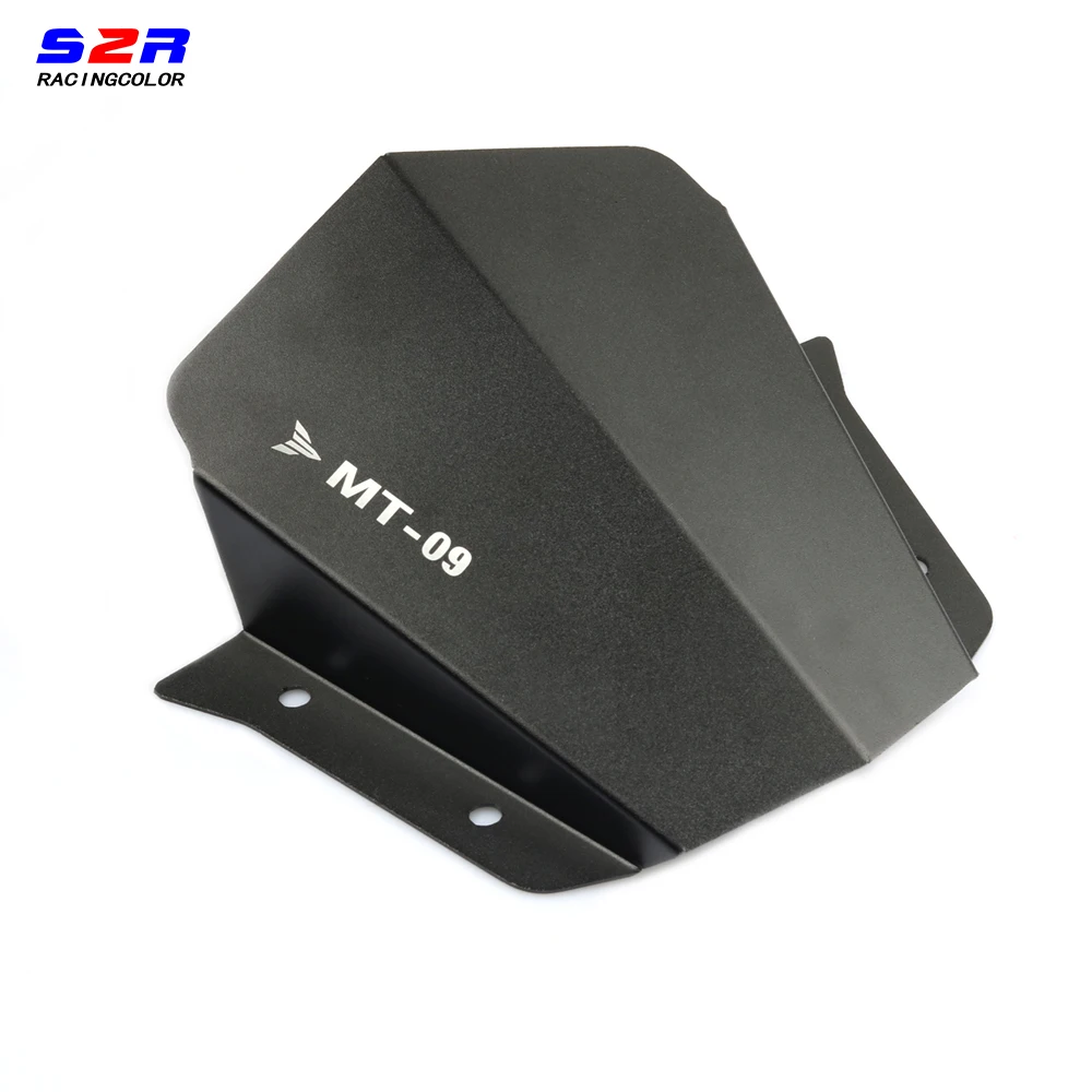 S2R Motorcycle Windshield Headlamp Windscreen for YAMAHA MT09 MT FZ 09 FZ09 MT-09 FZ-09 2014 2015 Wind Deflectors | Автомобили и