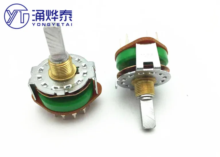 

YYT Rotary switch 1 knife 12 gear SRRM series SRRM1C0100 shaft length 20MM