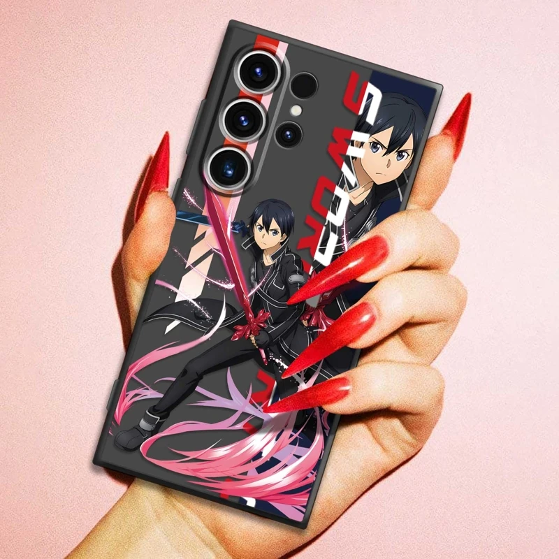 

For Samsung Galaxy S22 Ultra 5G S20 S21 FE S10 Plus S21 Plus S23 S10e S23Ultra Cover Case Sword Art Online Anime Japan Sao