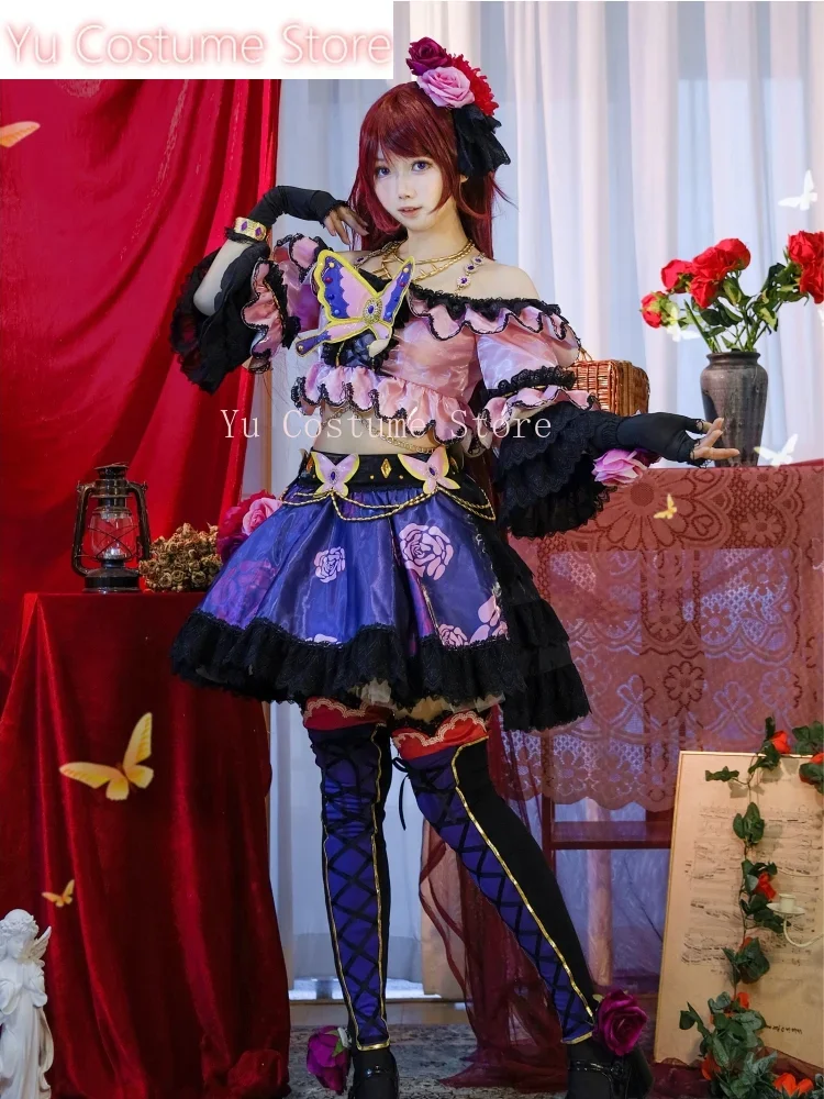 Ю Костюм Айкацу! Серия Shibuki Ran Rose комплект для косплея костюм игры в стиле аниме