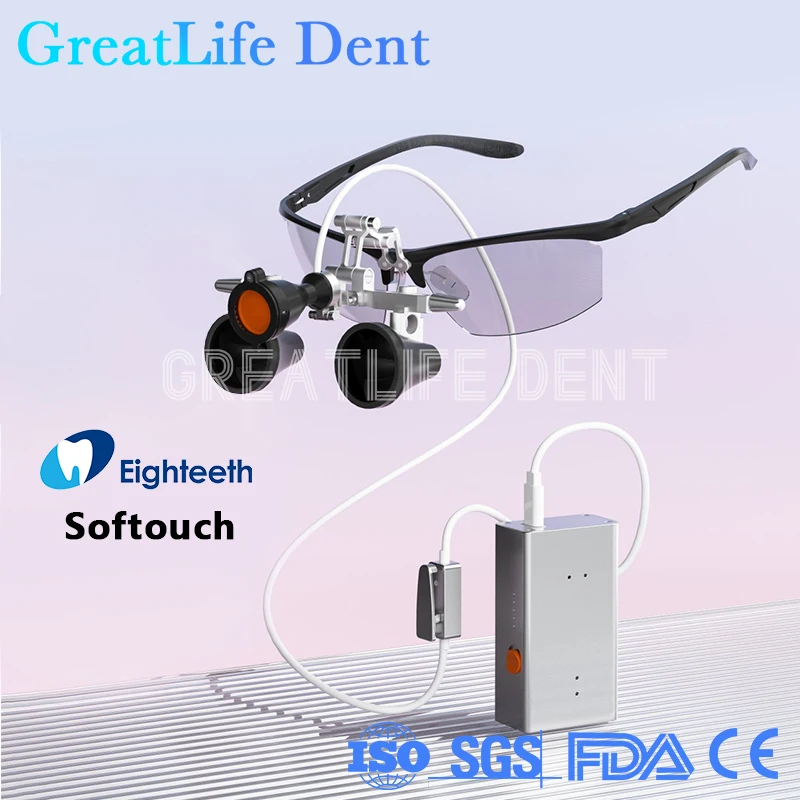 

Greatlife Dent Eithteeth Softouch Headlamp Dental Medical Rechargeable Surgical Headlamp Headlight Surgical Headlamp