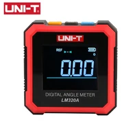 uni t lm320a lm320b electronic angle meter digital protractor magnetic inclinometer angle tester bevel box measuring tools