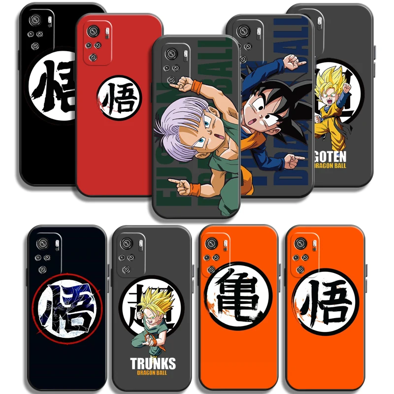 

Dragon Ball Japan Phone Cases For Xiaomi Redmi 10 Note 10 10 Pro 10S Redmi Note 10 5G Coque Carcasa Funda Soft TPU