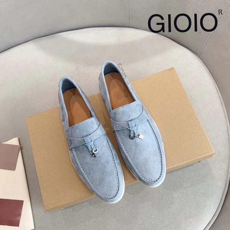 

Розовые замшевые кожаные лоферы, обувь для женщин, дизайнерская Роскошная повседневная обувь, Мокасины, удобная прогулочная обувь