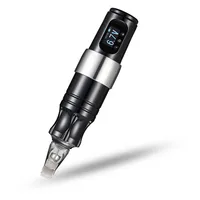 New Wireless Tattoo Machine Pen Coreless Motor Tattoo Pen 1800 Mah Lithium Battery Power Supply OLED Digital for Body Art